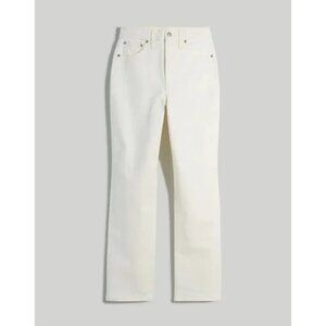 NWT Womens Size 27 27x28 Madewell Tile White The Perfect Vintage Jean NEW